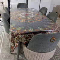 سرویس مبل ۸نفره غذا خوری ۶نفره|مبلمان خانگی و میز عسلی|آمل, |دیوار