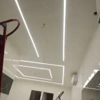 اجرای کناف،لاین نوری،کاغذ دیواری .پارکت.قرنیز