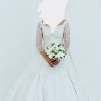 لباس عروس درحدنو نصف قیمت یکبار استفاده شده