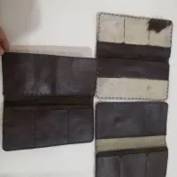 کیف پول و کیف کارتی دستدوز از پوست گاو طبیعی|کیف، کفش، کمربند|تبریز, |دیوار