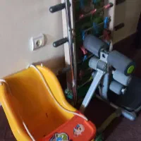 لوازم ورزشی وبازی(تاب کودک وفوتبال دستی وتوتال کور