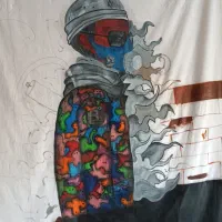 نقاشی گرافیکی|خدمات پیشه و مهارت|مشکیندشت, |دیوار