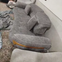 مبل ۸ نفره چوب راش کاملا تمیز در حد نو تخت شو|مبلمان خانگی و میز عسلی|قرچک, فردیس|دیوار