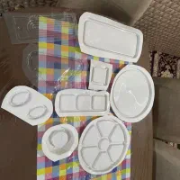 فروش قالب سلیکونی و طلقی برای ظروف سنگ مصنوعی