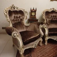 مبلمان استیل چوب گردو و ناهار خوری و کنسول|مبلمان خانگی و میز عسلی|تهران, امیرآباد|دیوار