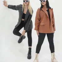 کت چرم زنانه