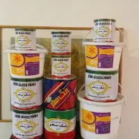 ۹ عدد رنگ سفید سحر مات و براق و نیم براق ۴ کیلویی|مصالح و تجهیزات ساختمان|تهران, فلسطین (میدان انقلاب)|دیوار