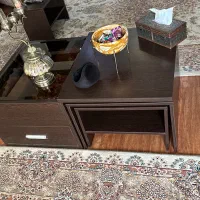 مبل راحتی ۷ نفره + میز وسط|مبلمان خانگی و میز عسلی|شاهین‌شهر, عطار|دیوار