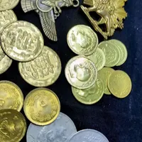 سکه شاهی و مدال پهلوی|کلکسیون سکه، تمبر، اسکناس|بم, |دیوار