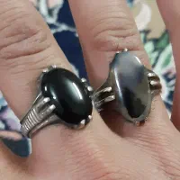 انگشتر نقره. ماهی