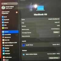 لپ تاب مک بوک ایر|رایانه همراه|رشت, شهرک شهید عباسپور|دیوار