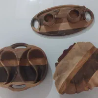ظرف چوبی همگی با هم