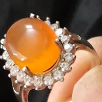 انگشتر  نقره عقیق