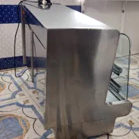 فروش یخچال ویترینی استیل باشیشه خمیده|فروشگاه و مغازه|شادگان, |دیوار