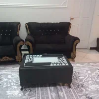 مبل هفت نفره  راحتی  بامیز وسط و عسلی