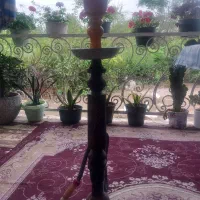 قلیان تنه چوبی با وسایل کامل