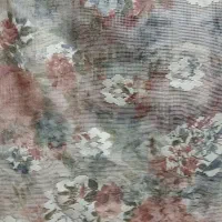 با سلام یک عدد پرده گلدار بسیار زیبا طور شطرنجی