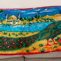 پرده شامی مخمل ابریشمی قدیمی