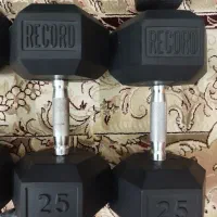 ۱۷۰ کیلو دمبل و میز چهارحالته|تجهیزات ورزشی|ساری, |دیوار