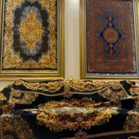 چهار فرش تمام ابریشم نفیس اصل قمی|فرش|مشهد, سجاد شهر|دیوار