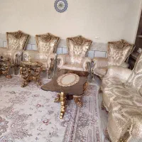 ست مبلمان و میزو صندلی غذاخوری جهیزیه|مبلمان خانگی و میز عسلی|ابریشم, |دیوار