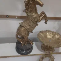 اسب برنز برنجی|صنایع دستی و سایر لوازم تزئینی|رباط‌کریم, شترخوار|دیوار