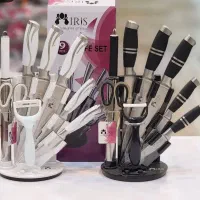 سرویس چاقو 9پارچه استیل ،قابلمه،چایساز،خردکن|ظروف پختوپز|قم, علی آباد|دیوار