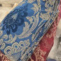 تعدادی مخمل طلا کوب پرده|پرده، رانر، رومیزی|قم, زاد|دیوار