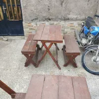 میز 4 نفره چوبی سالم سالم در حد