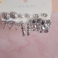 گوشواره آبکاری نقره|بدلیجات|اهواز, امانیه|دیوار