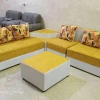 مبل راحتی ال --پارچه های با کیـفیـت وضـد حساسـیت|مبلمان خانگی و میز عسلی|تهران, شهرک شریفی|دیوار