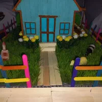 کلبه روستایی|مجسمه، تندیس، ماکت|کهریزک, |دیوار