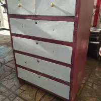 انواع دراور و فایل های فلزی ۵ کشو|جاکفشی، کمد، دراور|برخوار, |دیوار