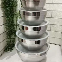 لگن استیل ۵ تیکه|ظروف پختوپز|کرج, المهدی|دیوار