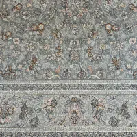 فرش ابریشم اصل اکریلیک صادراتی ۶ متری|فرش|بانه, |دیوار