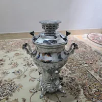 سماورگازی آتیلا نقره ای رنگ ۶ لیتری