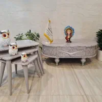 میز جلومبلی۴تکه طرح خطی عسلی جلو مبلی تمام وکیوم|مبلمان خانگی و میز عسلی|مشهد, خواجه ربیع|دیوار