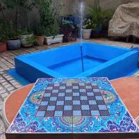 تخته نرد dmf پنجاه سانتی ساده