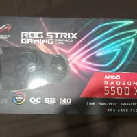 amd 5500xt rog strix gameing  کارت گرافیک