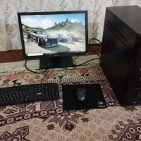 سیستم گیمینگ کامل با تمام لوازم i5 و رم ۱۶ و rx580