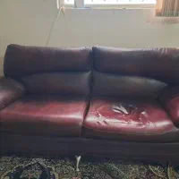 میز ناهار خوری چرم مبل چرم ۷ نفره|میز و صندلی غذاخوری|صدرا-فارس, فاز ۱|دیوار