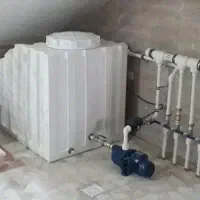 لوله کش آب و نصب مخزن