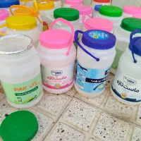 دبه خالی ماست|ظروف نگهدارنده، پلاستیکی، یک‌بارمصرف|سمنان, |دیوار