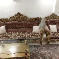 مبلمان 7نفره ومیز نهارخوری 4نفره