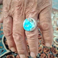 انگشتر فیروزه شجر نیشابوری دست ساز|جواهرات|اقبالیه, |دیوار