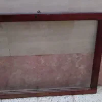 قاب عکس همراه با شیشه یا اینه بزرگ چوب جنس پلیستر|تابلو، نقاشی، عکس|مشهد, مصلی (کارمندان اول)|دیوار