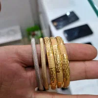 فروش یک جا طلا سالم دست دوم کم درصد النگو ست کامل|جواهرات|شهریار, شهریار|دیوار