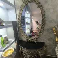 اینه شمعدان طرح برنج|بوفه، ویترین، کنسول|تبریز, |دیوار