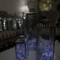 فانوس استیل سه تایی