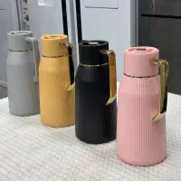 فلاسک Orive دسته طلایی و استیل فروش اقساطی|قوری، کتری، قهوه‌ساز دستی|خرم‌آباد, |دیوار